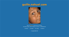 Desktop Screenshot of guille.nahuel.com